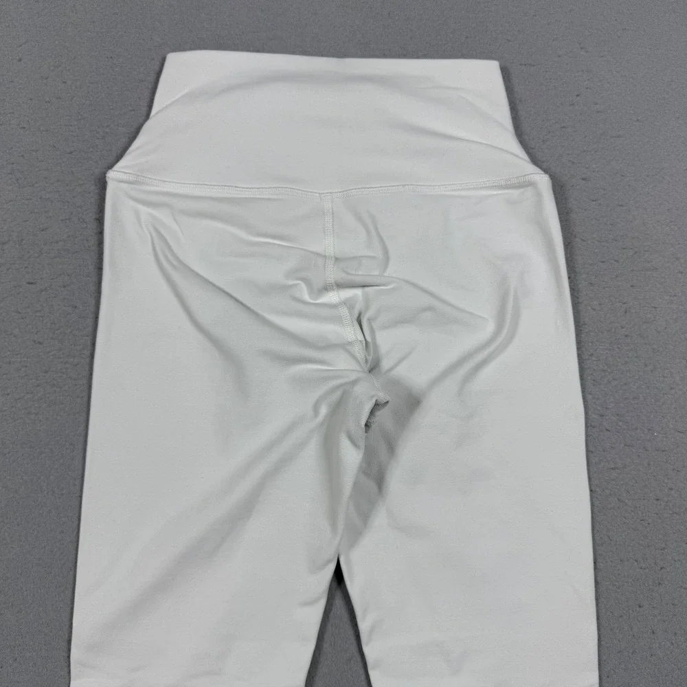 Alo Yoga High Waist Airbrush Leggings White Athletic Yoga Pants XS